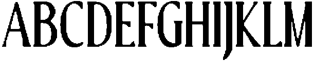 CSRefuseDrawn-Regular otf (400) Font UPPERCASE