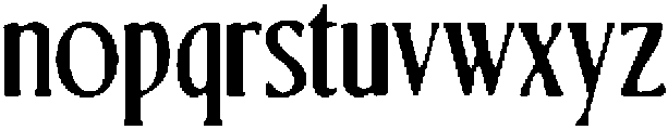 CSRefuseDrawn-Regular otf (400) Font LOWERCASE