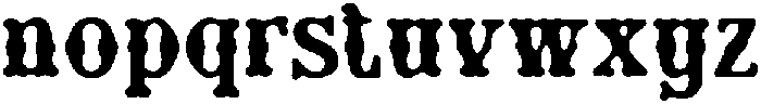 CSRevenantDrawn-Regular otf (400) Font LOWERCASE