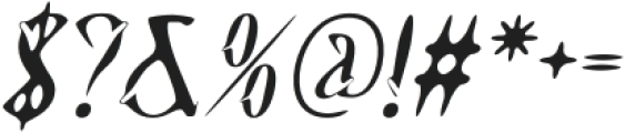 CSRhodesDrawn-Italic otf (400) Font OTHER CHARS