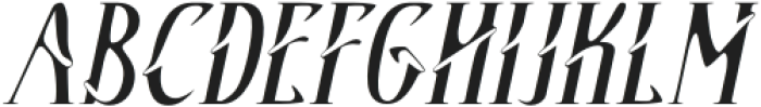 CSRhodesDrawn-Italic otf (400) Font UPPERCASE