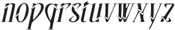 CSRhodesDrawn-Italic otf (400) Font LOWERCASE
