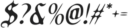 CSRohesiaDrawn-Italic otf (400) Font OTHER CHARS