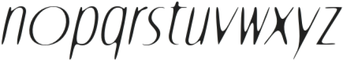 CSRosalynDrawn-Italic otf (400) Font LOWERCASE