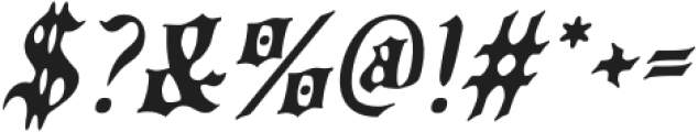 CSRubeusDrawn-Italic otf (400) Font OTHER CHARS
