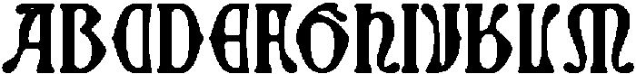 CSRuskineDrawn-Regular otf (400) Font UPPERCASE