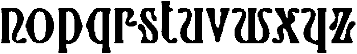 CSRuskineDrawn-Regular otf (400) Font LOWERCASE