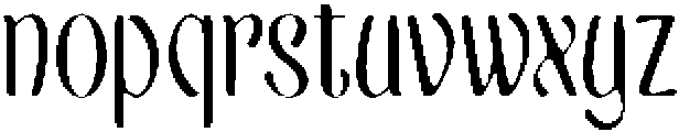 CSSantiagoDrawn-Regular otf (400) Font LOWERCASE