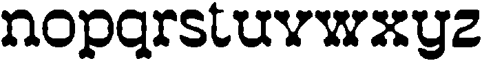 CSSilenceDrawn-Regular otf (400) Font LOWERCASE