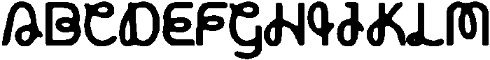 CSSmugleDrawn-Regular otf (400) Font UPPERCASE