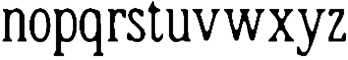 CSSomersDrawn-Regular otf (400) Font LOWERCASE