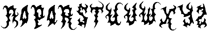 CSSpookyDrawn-Regular otf (400) Font UPPERCASE
