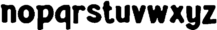 CSSquidDrawn-Regular otf (400) Font LOWERCASE