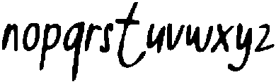 CSStacyDrawn-Regular otf (400) Font LOWERCASE
