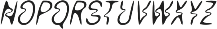 CSSublimeDrawn-Italic otf (400) Font UPPERCASE
