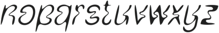 CSSublimeDrawn-Italic otf (400) Font LOWERCASE