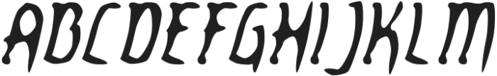 CSVachelDrawn-Italic otf (400) Font UPPERCASE