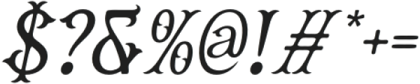 CSViseryDrawn-Italic otf (400) Font OTHER CHARS