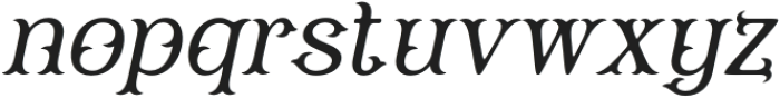 CSViseryDrawn-Italic otf (400) Font LOWERCASE