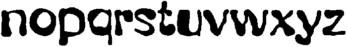 CSWeldonDrawn-Regular otf (400) Font LOWERCASE