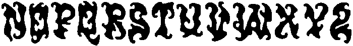 CSWerewolfDrawn-Regular otf (400) Font UPPERCASE