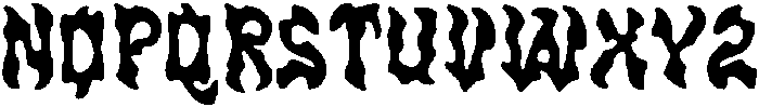 CSWerewolfDrawn-Regular otf (400) Font LOWERCASE
