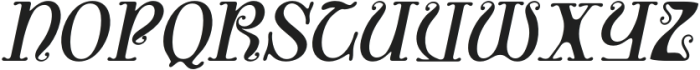 CSWhaleDrawn-Italic otf (400) Font UPPERCASE