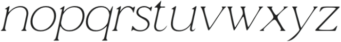CSWilonaDrawn-Italic otf (400) Font LOWERCASE