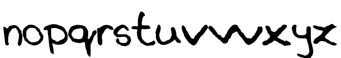 Csenge Handwriting Regular Font LOWERCASE