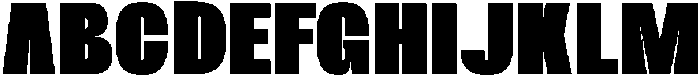 CT Blocsent Condensed otf (400) Font UPPERCASE