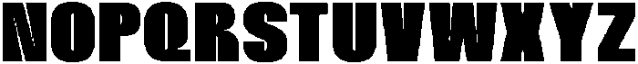 CT Blocsent Condensed otf (400) Font UPPERCASE