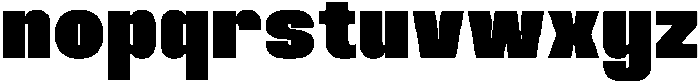 CT Blocsent Condensed otf (400) Font LOWERCASE