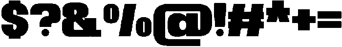 CT Blocsent Expanded otf (400) Font OTHER CHARS