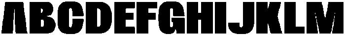 CT Blocsent Regular otf (400) Font UPPERCASE
