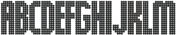 CT Headston Pixel Bold Extra Condensed otf (700) Font UPPERCASE