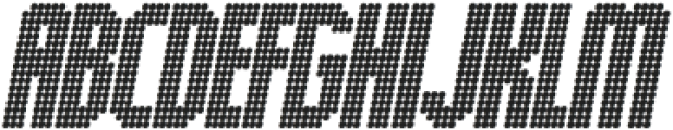 CT Headston Pixel Oblique otf (400) Font UPPERCASE