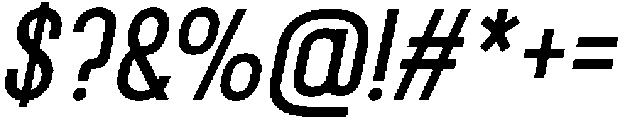 CT Kallique Condensed Italic otf (400) Font OTHER CHARS