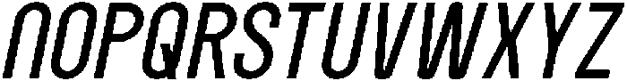 CT Kallique Condensed Italic otf (400) Font UPPERCASE
