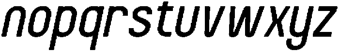 CT Kallique Condensed Italic otf (400) Font LOWERCASE