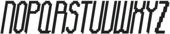 CT Thuman Pixel Oblique otf (400) Font UPPERCASE