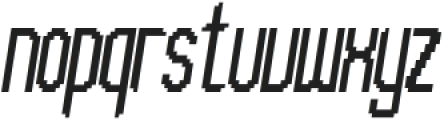 CT Thuman Pixel Oblique otf (400) Font LOWERCASE