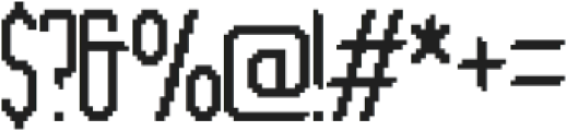 CT Thuman Pixel Regular otf (400) Font OTHER CHARS
