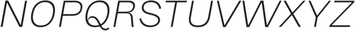 CTM Sans Italic Variable ttf (400) Font UPPERCASE