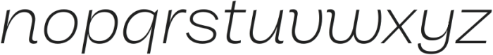 CTM Sans Italic Variable ttf (400) Font LOWERCASE