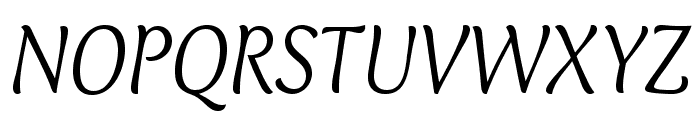 CTMercuriusStd-LightItalic Font UPPERCASE