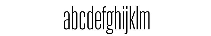 ActionCondensedLight Grade2 Reduced Font LOWERCASE