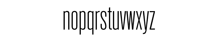 ActionCondensedLight Grade2 Reduced Font LOWERCASE