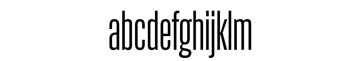 ActionCondensedLight Grade3 Reduced Font LOWERCASE