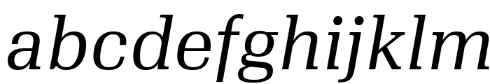 Algebra RegularItalic Reduced Font LOWERCASE