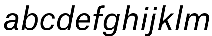 AtlasGrotesk RegularItalic Reduced Font LOWERCASE